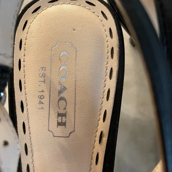 Coach Kitten Heel sling back - Picture 2 of 5
